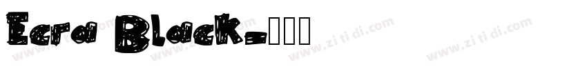 Ecra Black字体转换